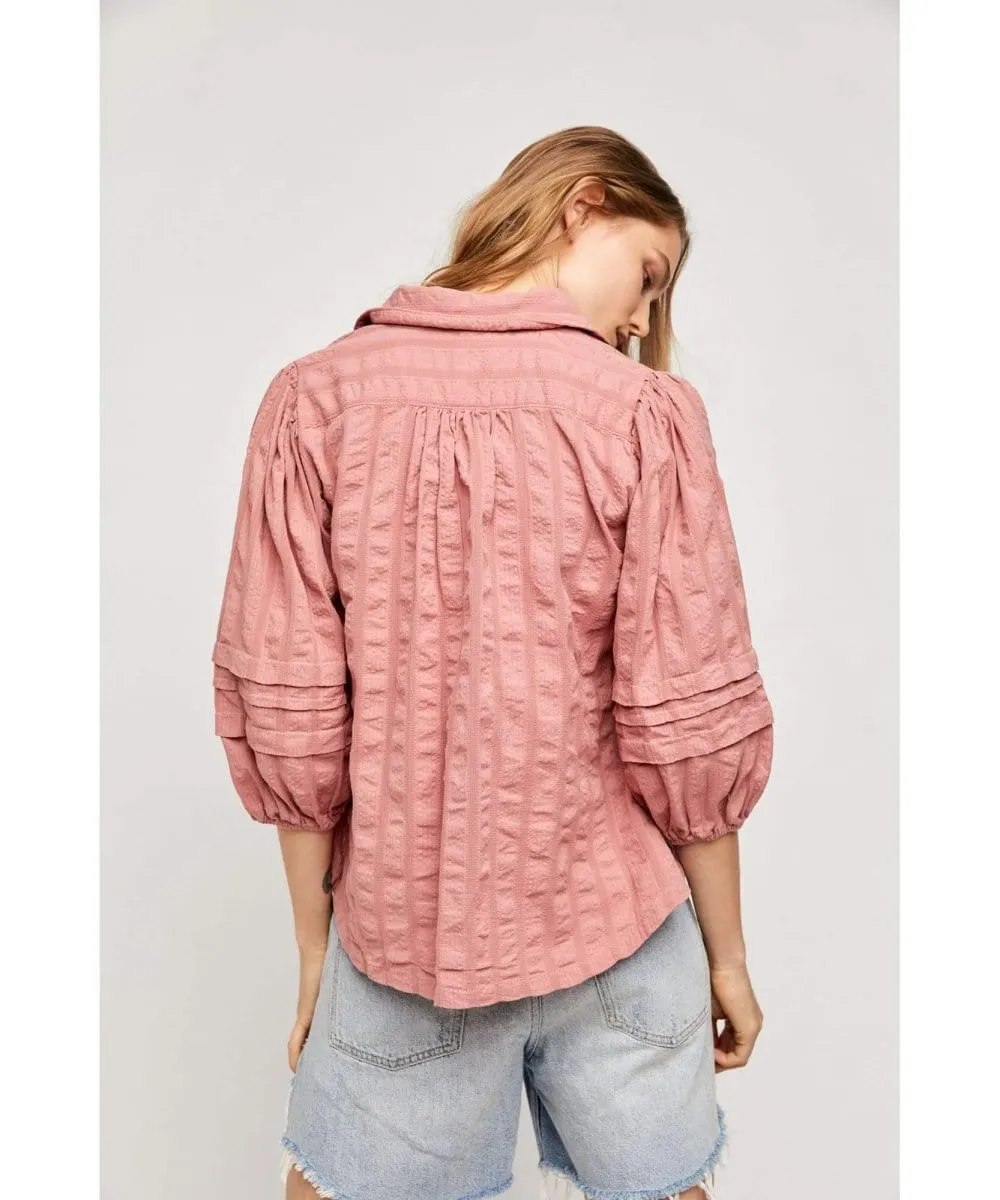 Happy Days Blouse Clay Roses