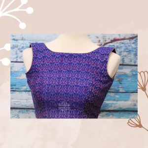Ikkat Saree blouse | Indian blouse | Indian saree blouse | Silk Saree blouse | Bollywood blouse | Trendy saree Blouse | HoneyBee Handlooms