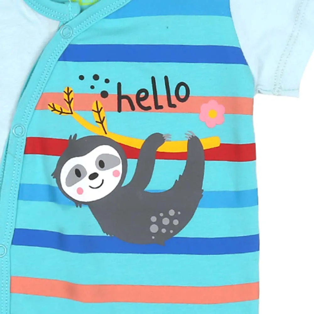 Infant Basic Romper Hello - Mix. | Bachaa Party Baby Clothes Rompers