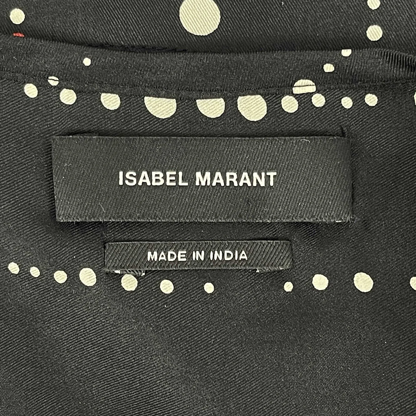 Isabel Marant - Pristine - Gemma Polka Dot Silk Blouse - 34- XS - Top