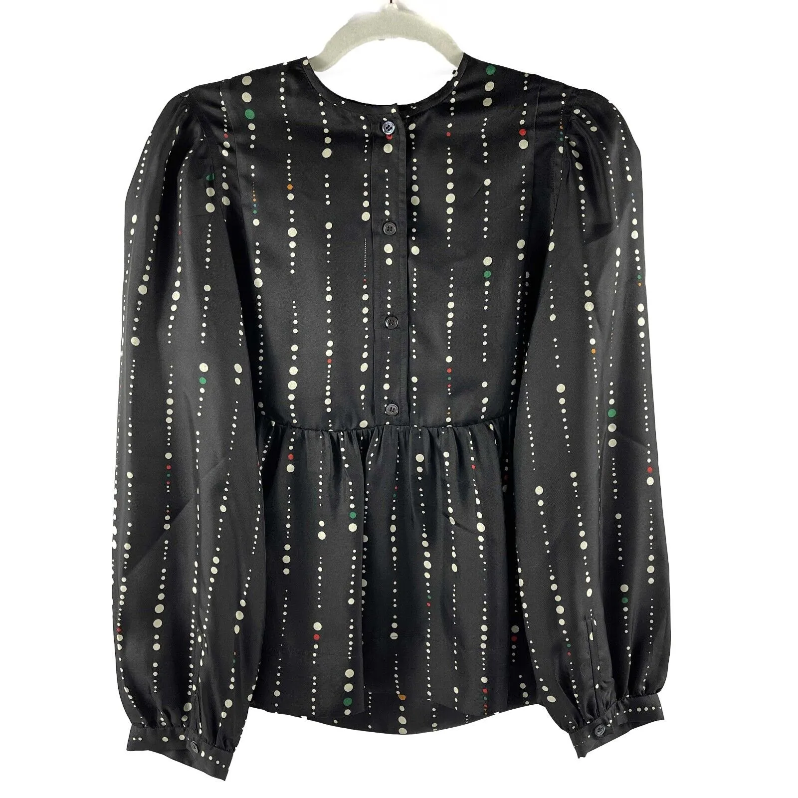 Isabel Marant - Pristine - Gemma Polka Dot Silk Blouse - 34- XS - Top