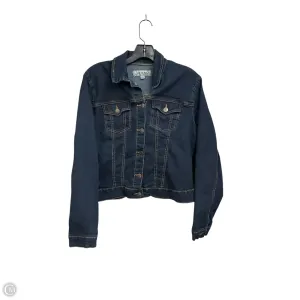Jacket Denim By Calvin Klein In Blue Denim, Size: L