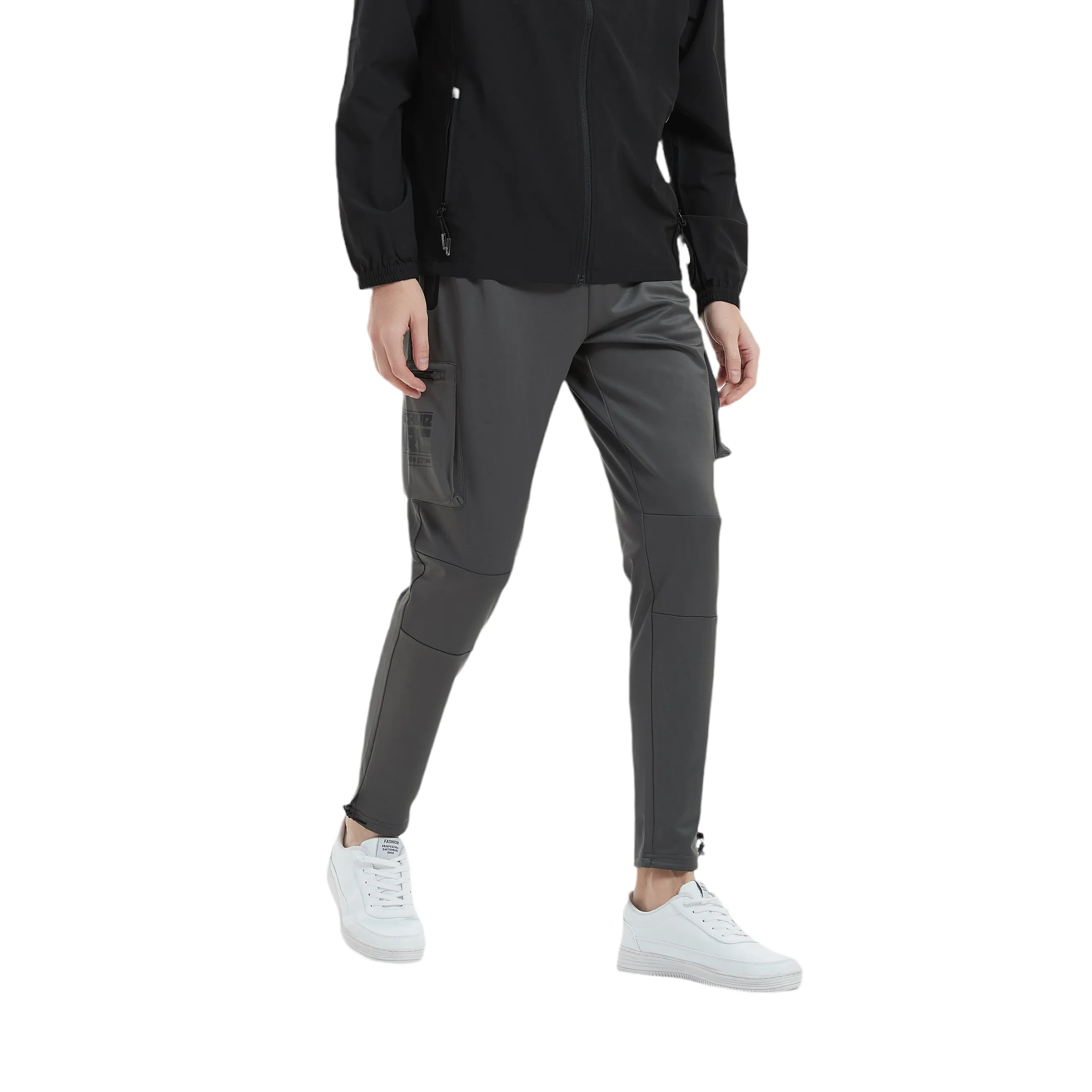 Jamaica Action Jogger w. Cargo Pocket in Grey