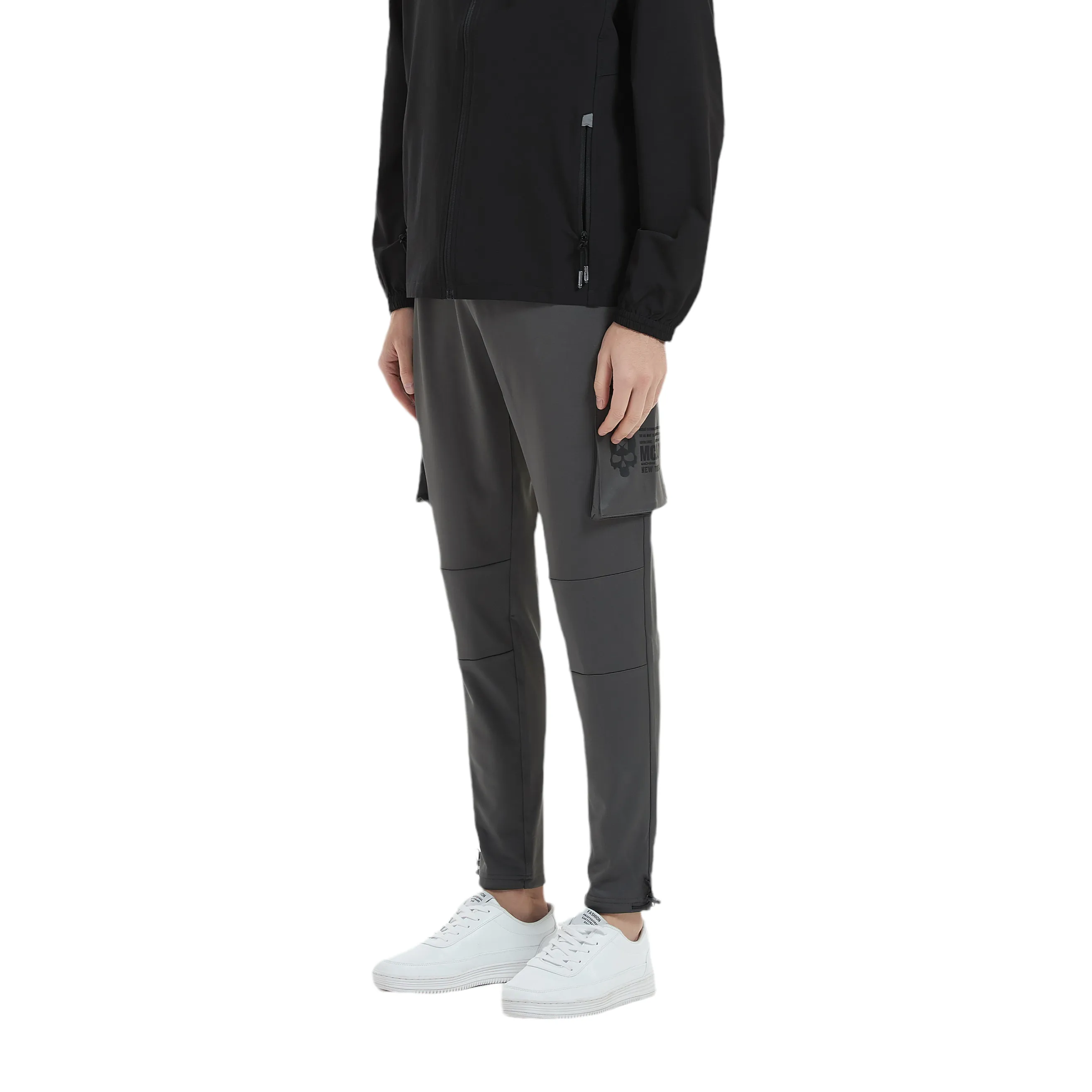 Jamaica Action Jogger w. Cargo Pocket in Grey