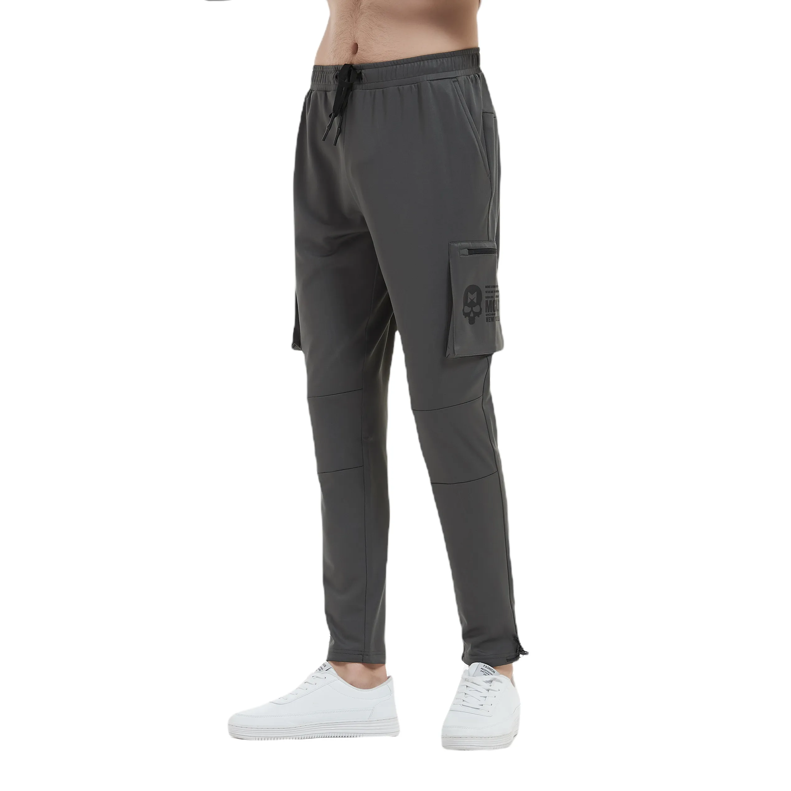 Jamaica Action Jogger w. Cargo Pocket in Grey
