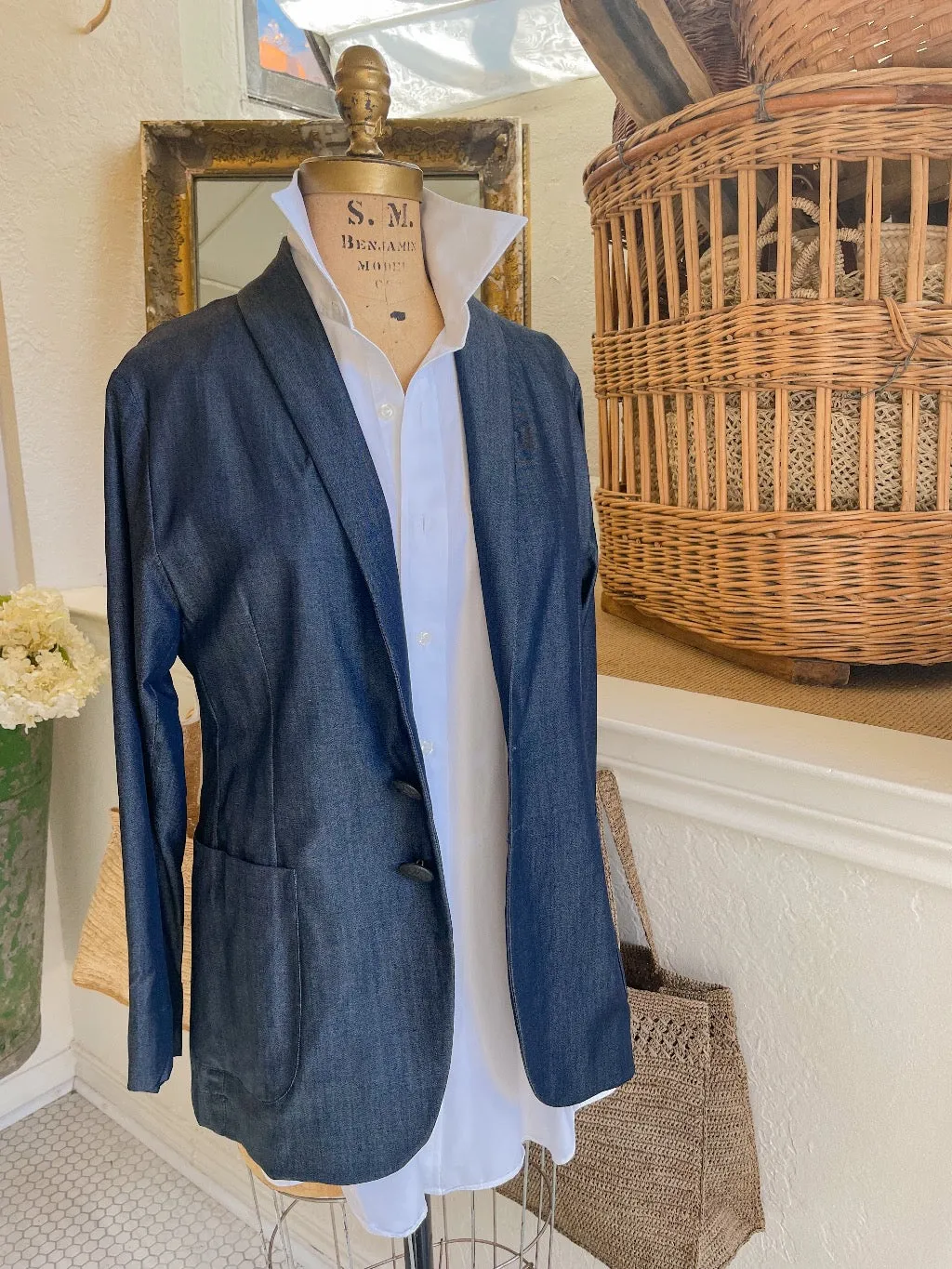 Japanese Denim Boyfriend Style Jacket