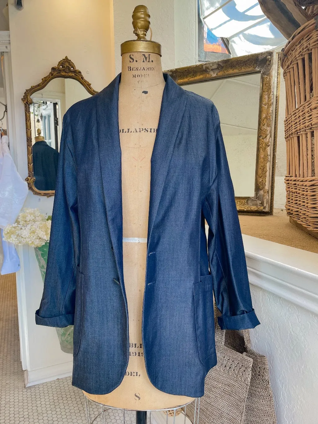 Japanese Denim Boyfriend Style Jacket