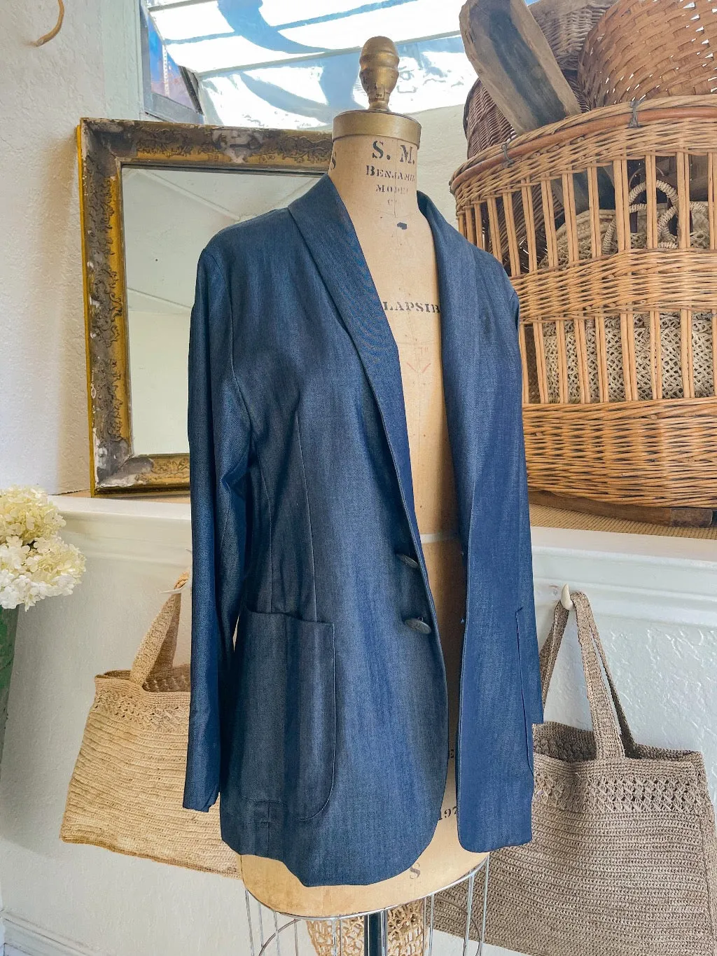 Japanese Denim Boyfriend Style Jacket