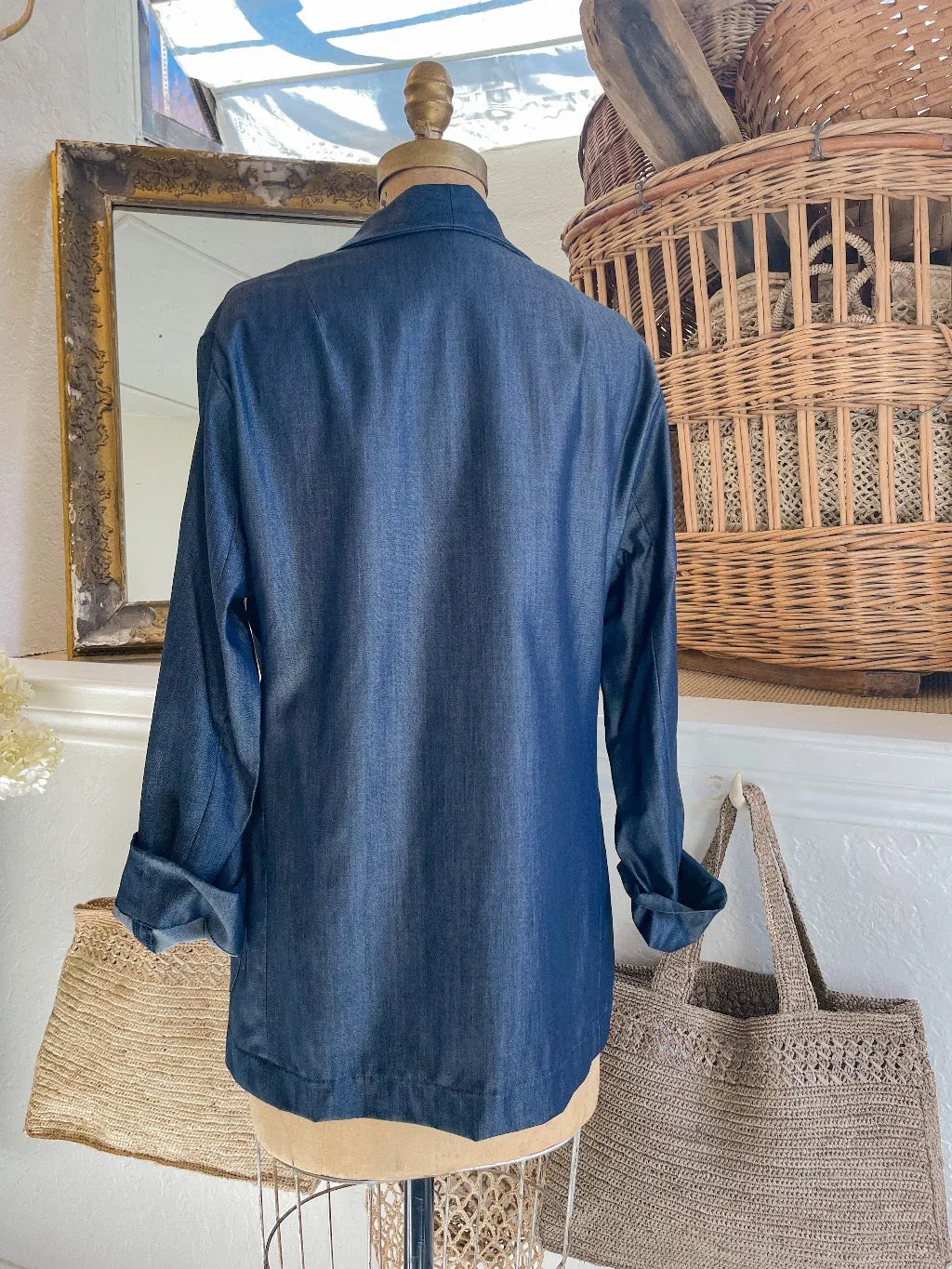 Japanese Denim Boyfriend Style Jacket