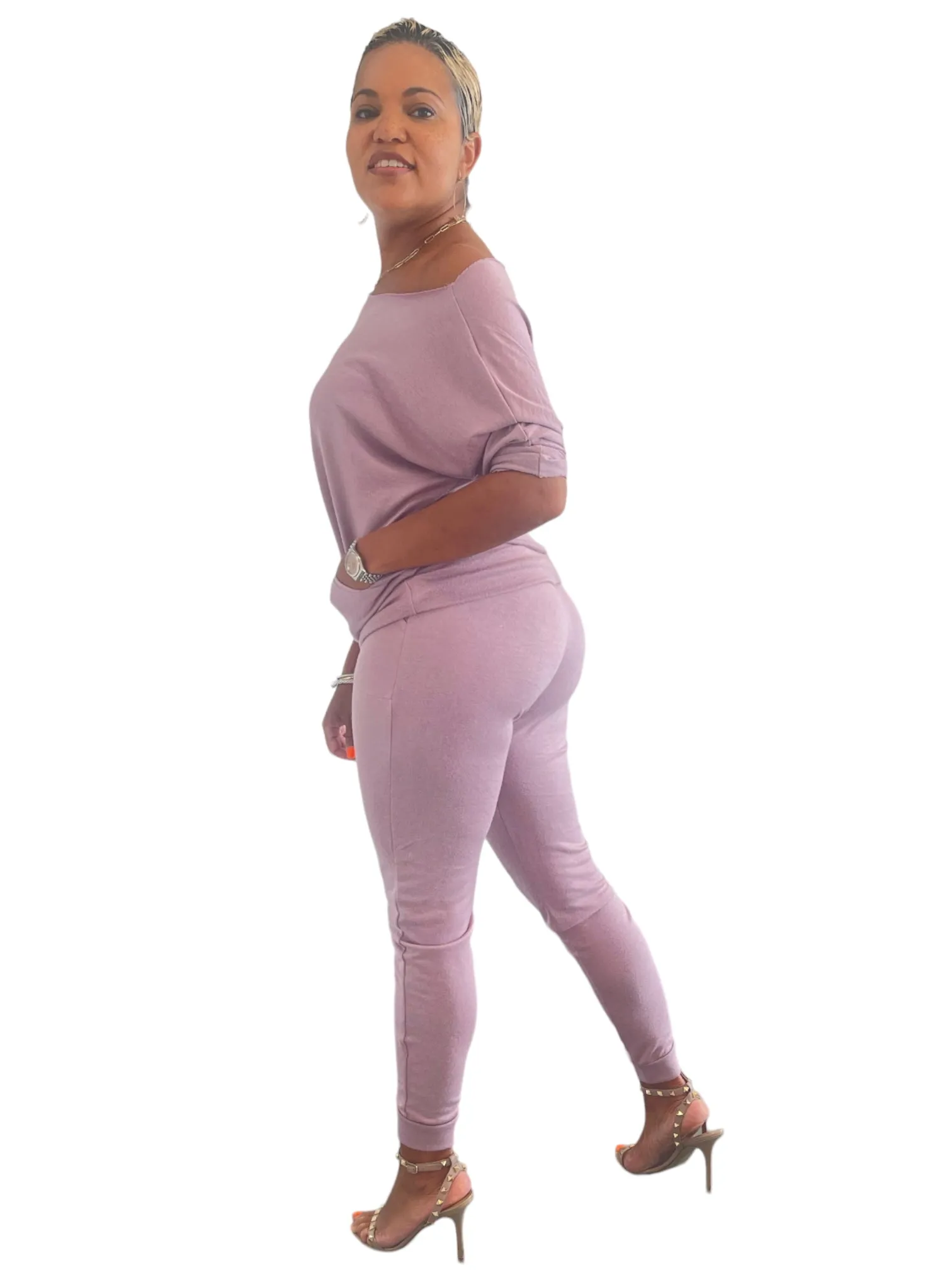JESSICA - Zen Drawstring Pants - Lavender