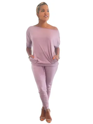 JESSICA - Zen Drawstring Pants - Lavender