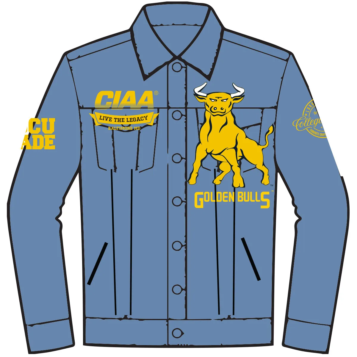 Johnson C Smith Univ.  | CIAA 2024 - DENIM JKT (L.N)