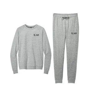 Kappa Alpha Theta Tri Fleece Jogger Set