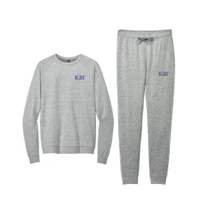 Kappa Beta Gamma Tri Fleece Jogger Set