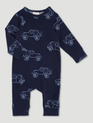 Keedo Baby Boys Cars Printed Babygrow