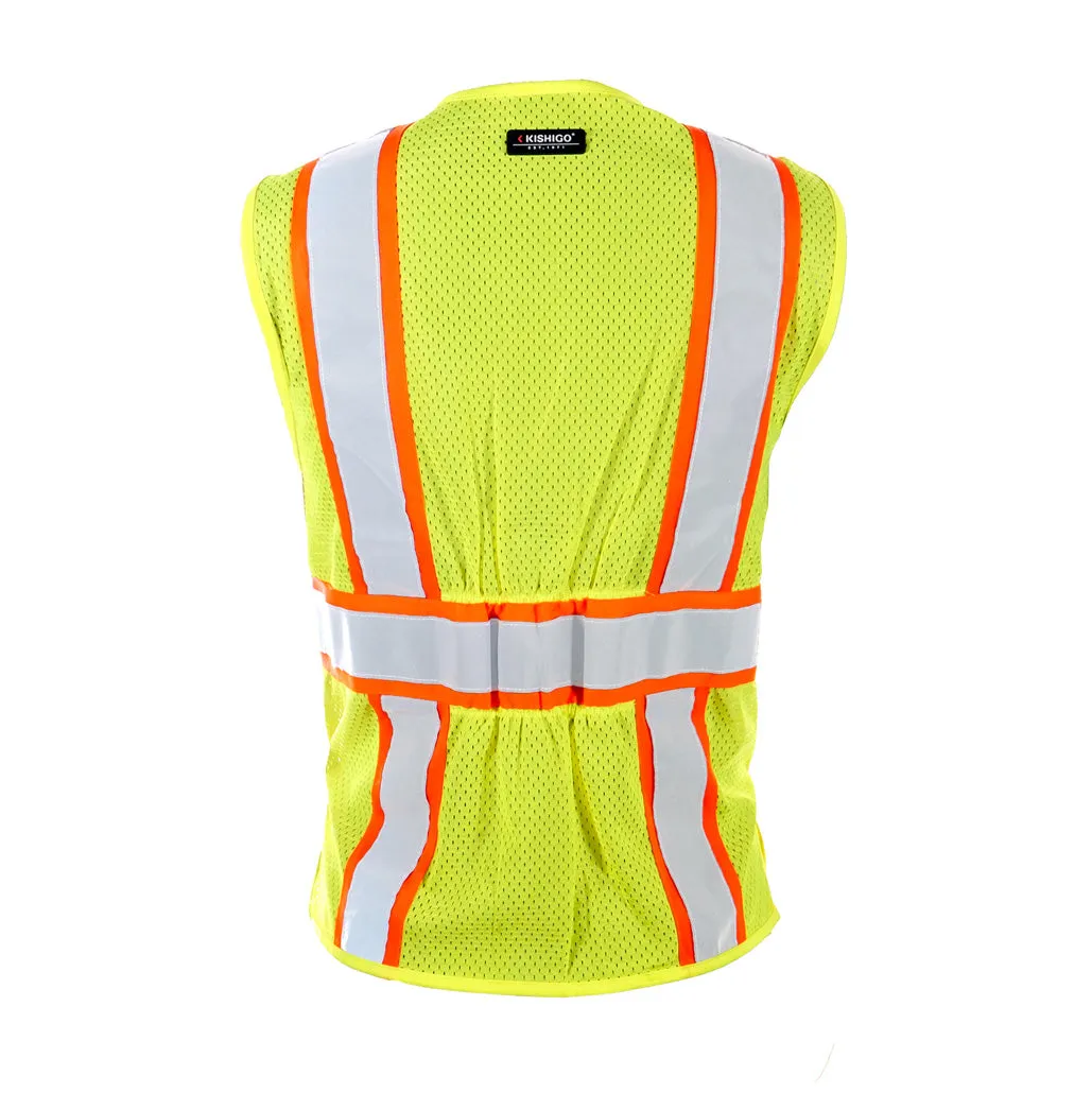 Kishigo 1586 Womens Mesh Contrast Vest, Class 2
