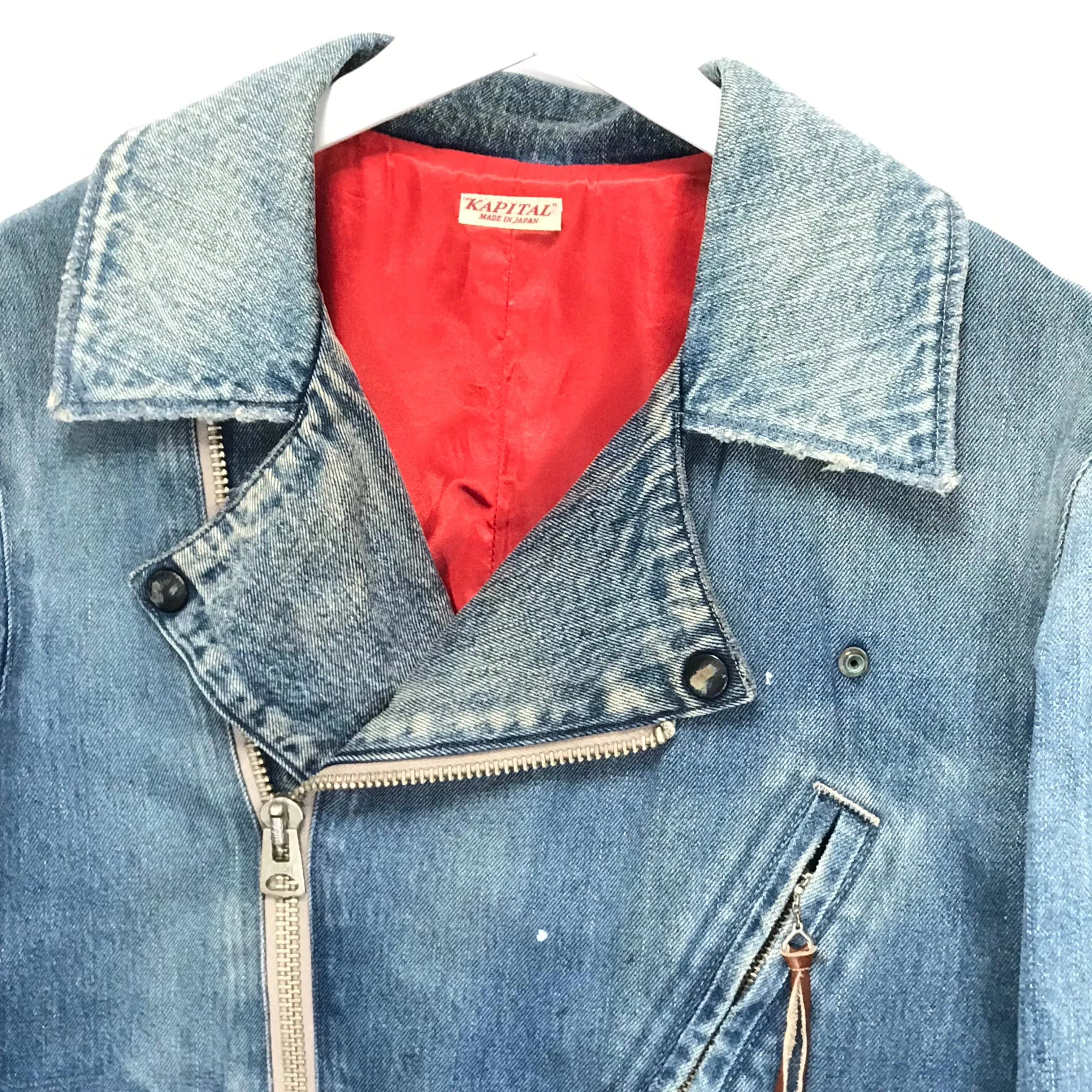 [L] Kapital Denim Riders Jacket