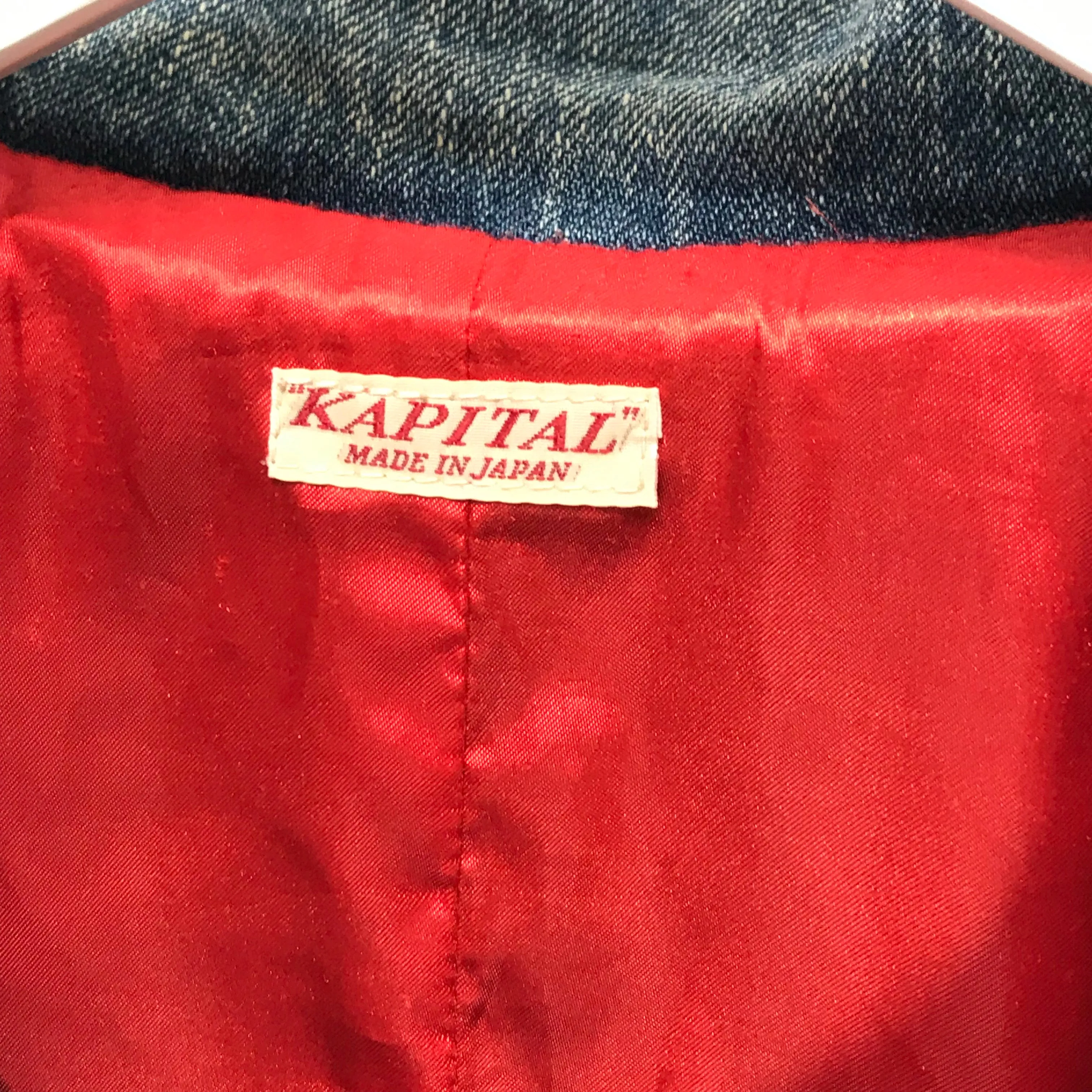 [L] Kapital Denim Riders Jacket