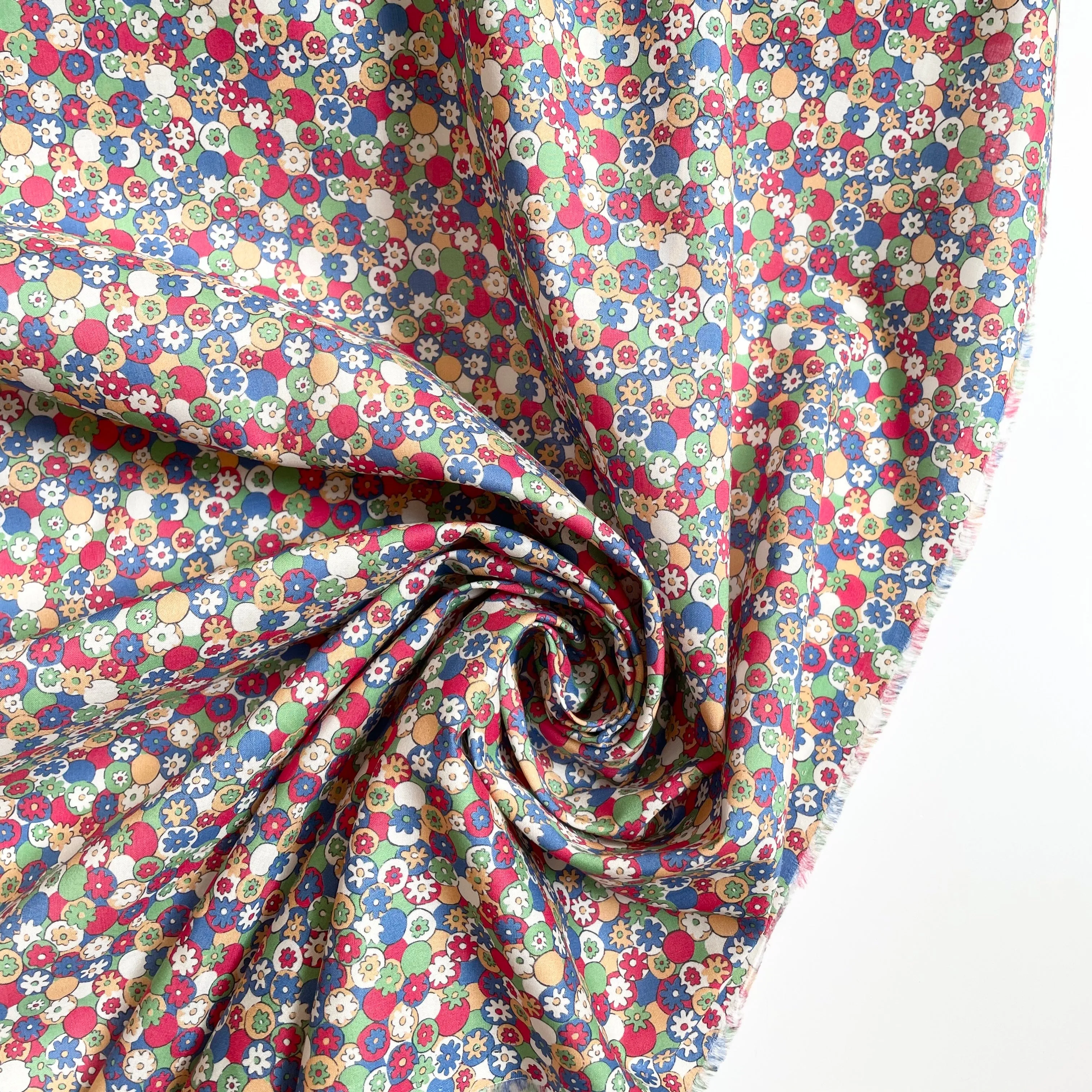 Liberty Fabrics Tana Lawn - Polka Daisy B