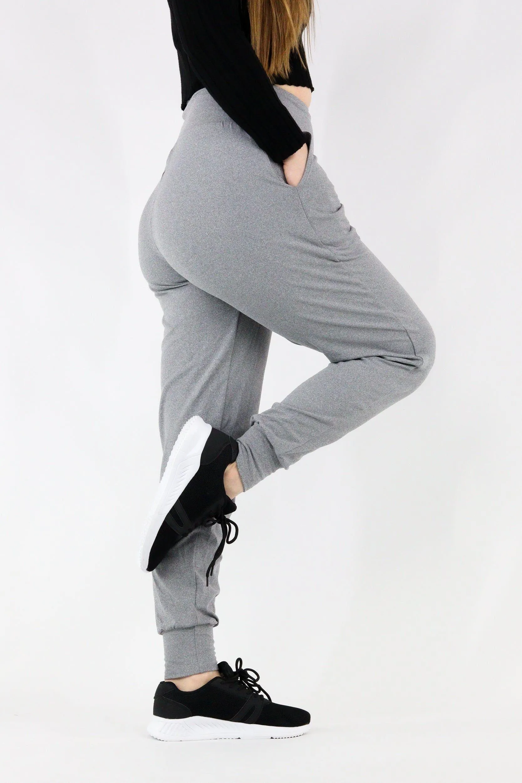 Light Heather Grey - Hybrid 'Soft' Pocket Joggers 1.0