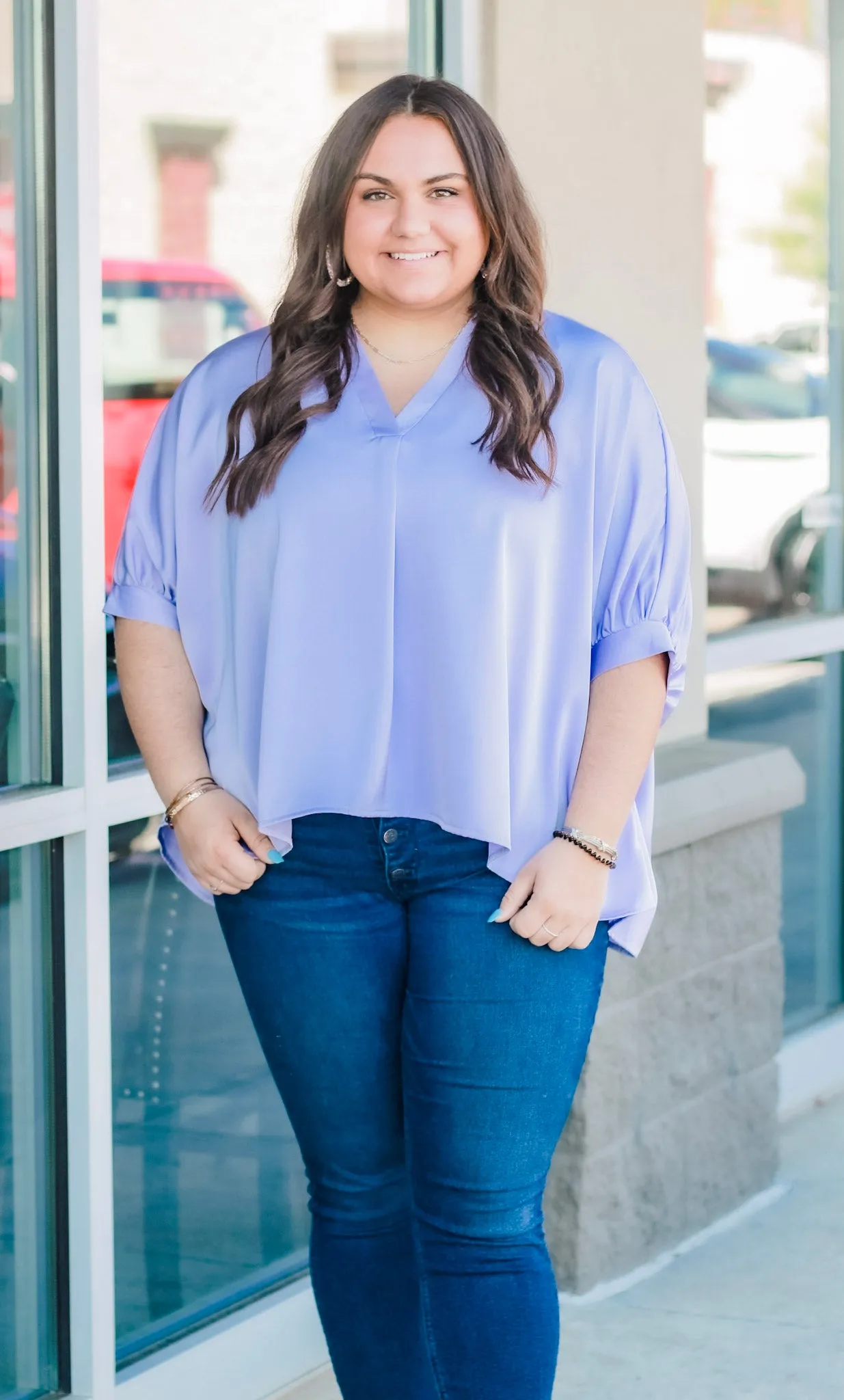 Living in Lavender Blouse