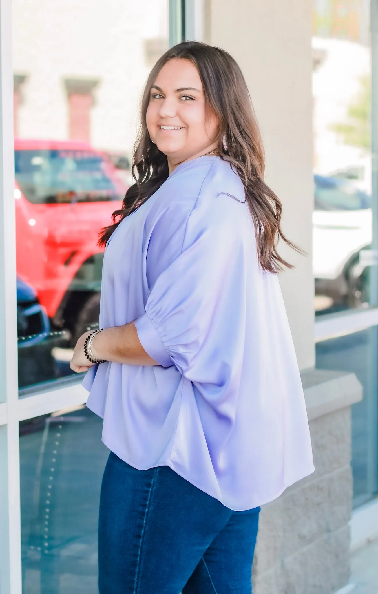 Living in Lavender Blouse