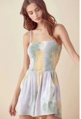 LUSH SMOCKED ROMPER