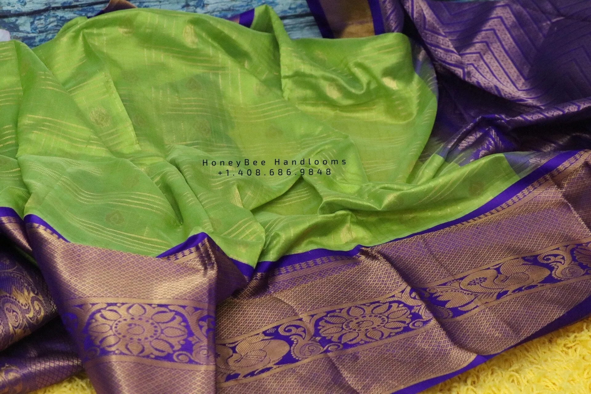 Lyte Weight Pattu Saree blouse -Pattu Blouse -Kuppadam Tissue Pattu Saree blouse - Saree Blouse -Green Saree Blouse -Blue Blouse-Silk Saree