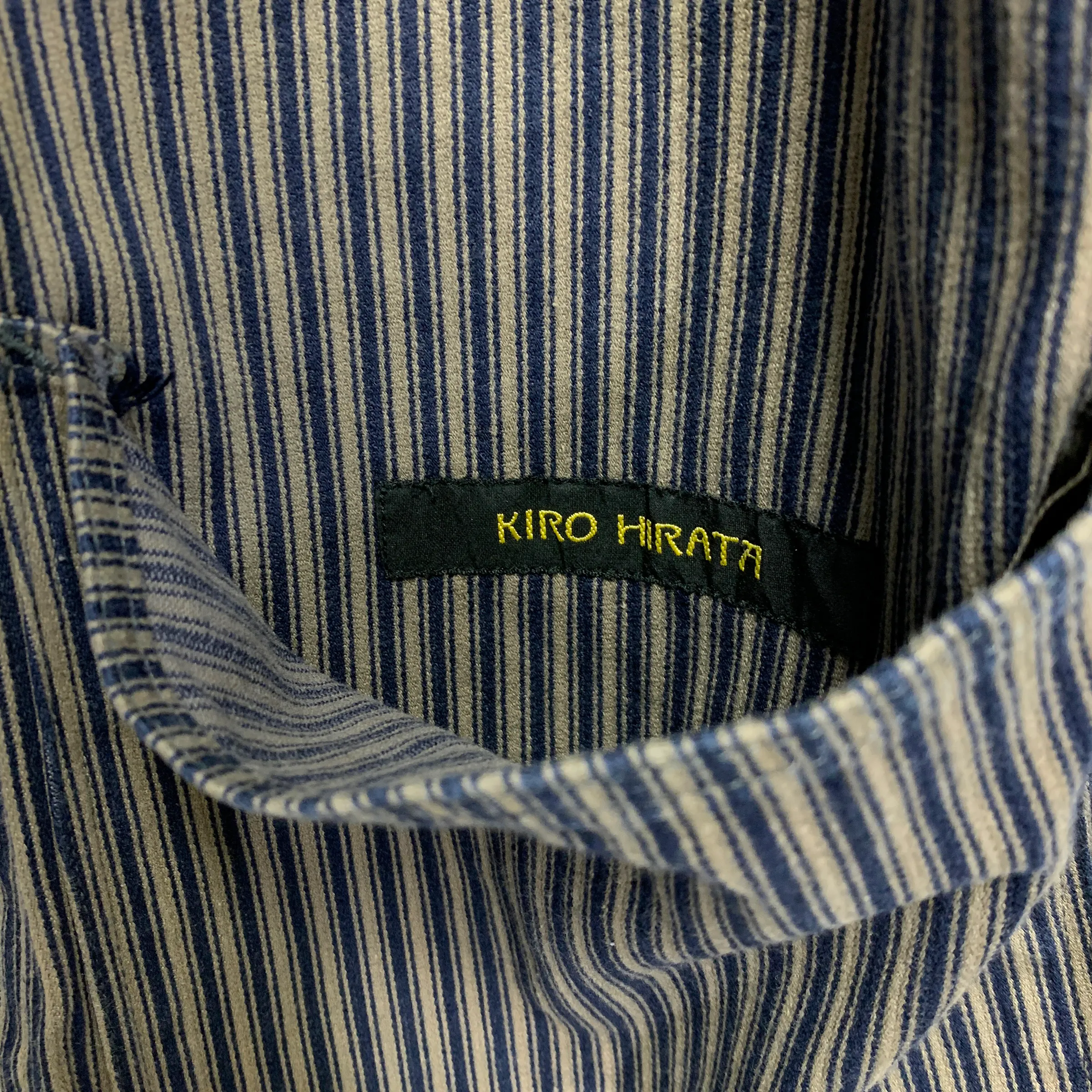 [M] Kapital Kiro Hirata Yamashiro Made Hickory Stripe Denim Smock Jacket