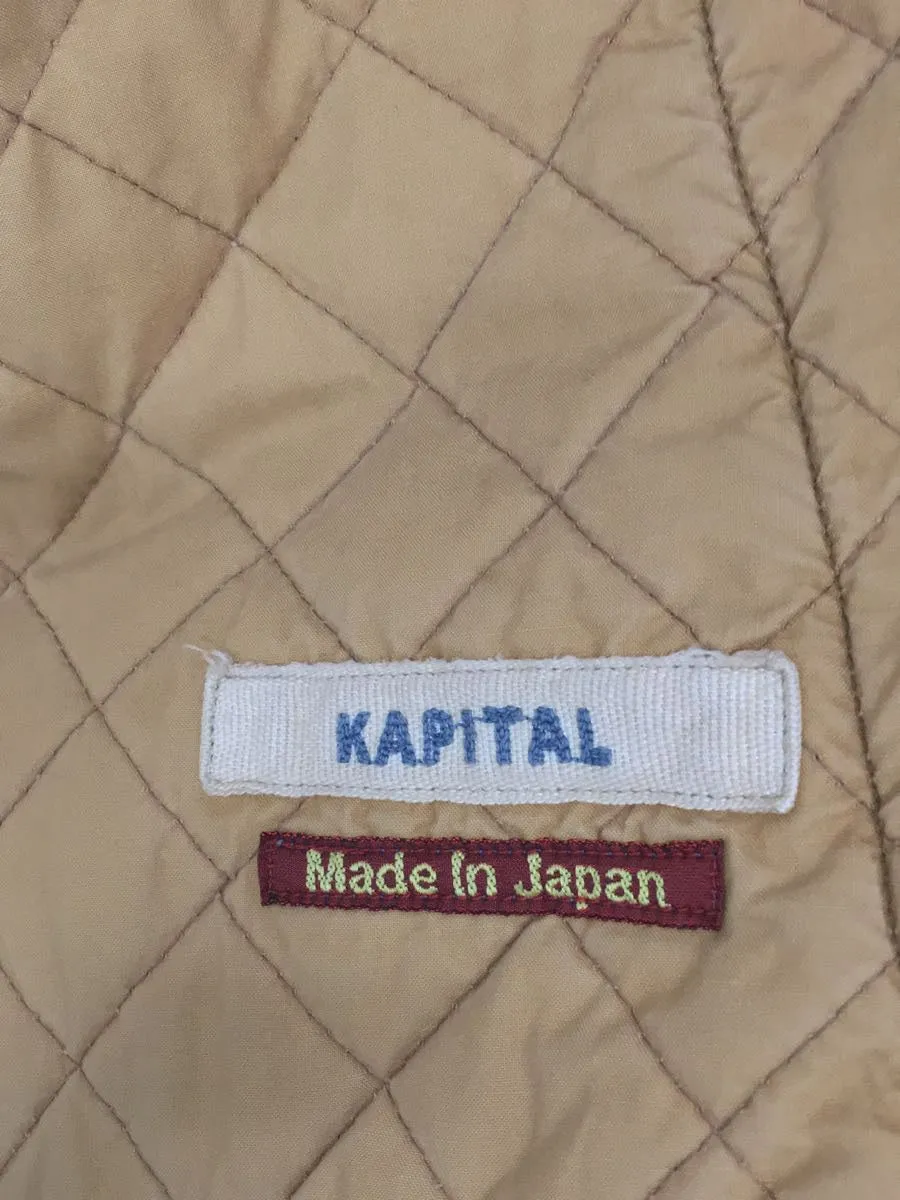 [M] Kapital Quilted Distressed Denim Smock Jacket