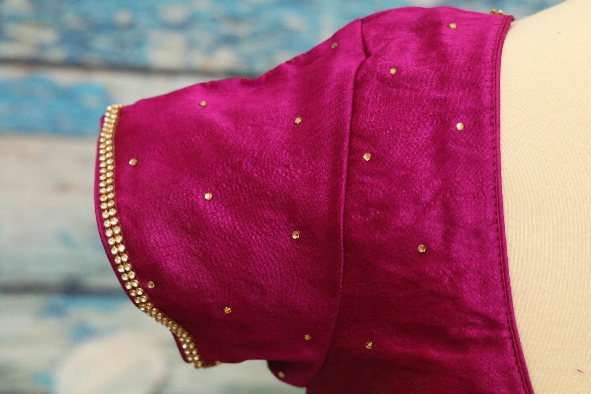 Maganta pink blouse | kids Lehenga blouse|Saree stitched Blouse | work blouse | Silk saree Blouse  |brocade blouse|handloom Saree blouse