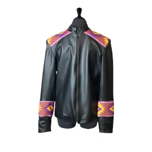 Men Leather Jacket (Black)