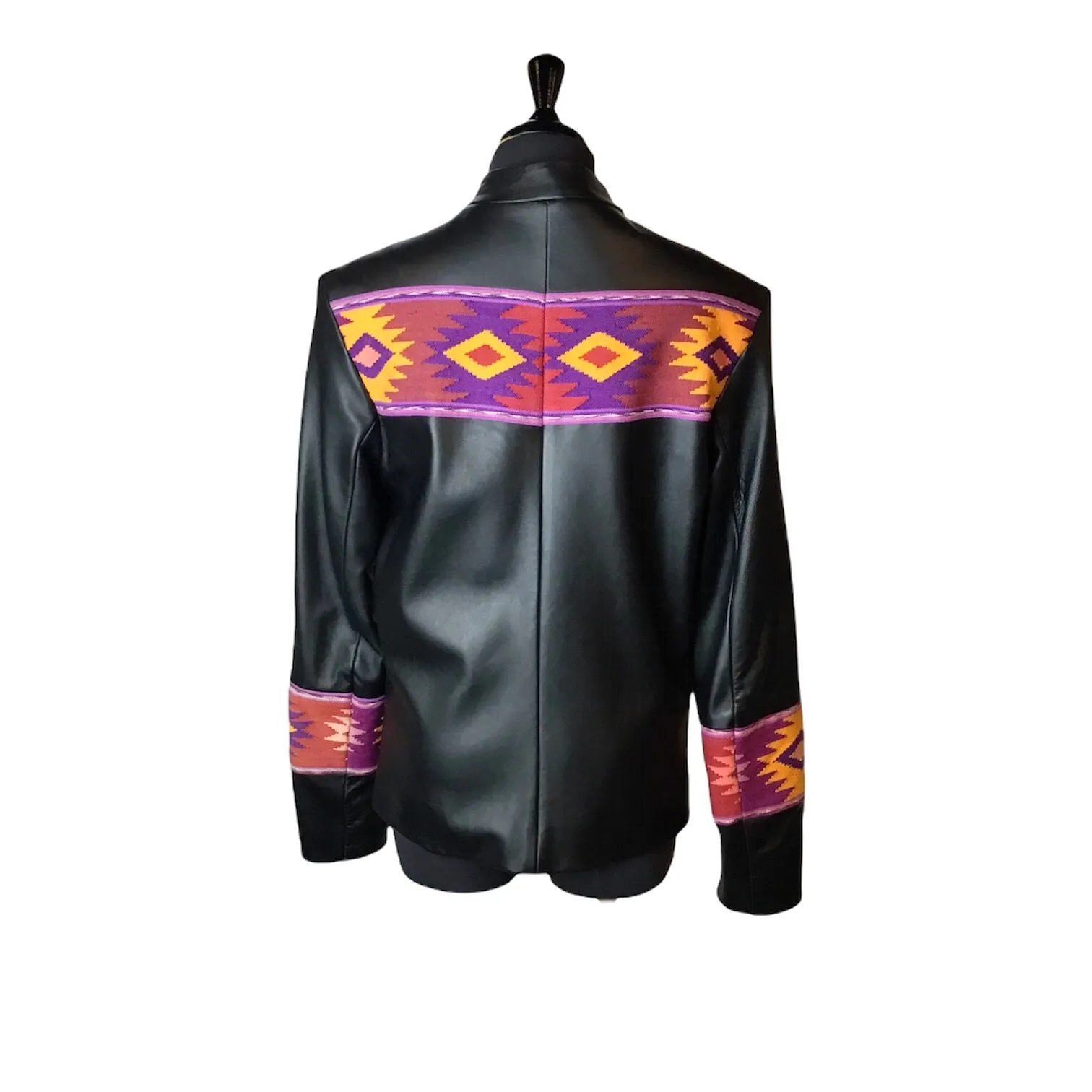 Men Leather Jacket (Black)