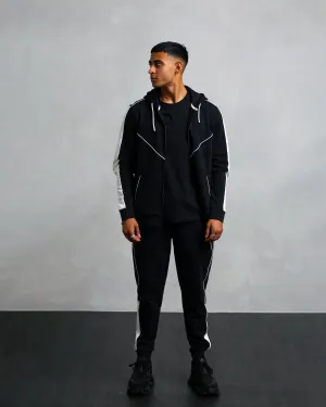 Men's Black Panelled Jogger (Craig)