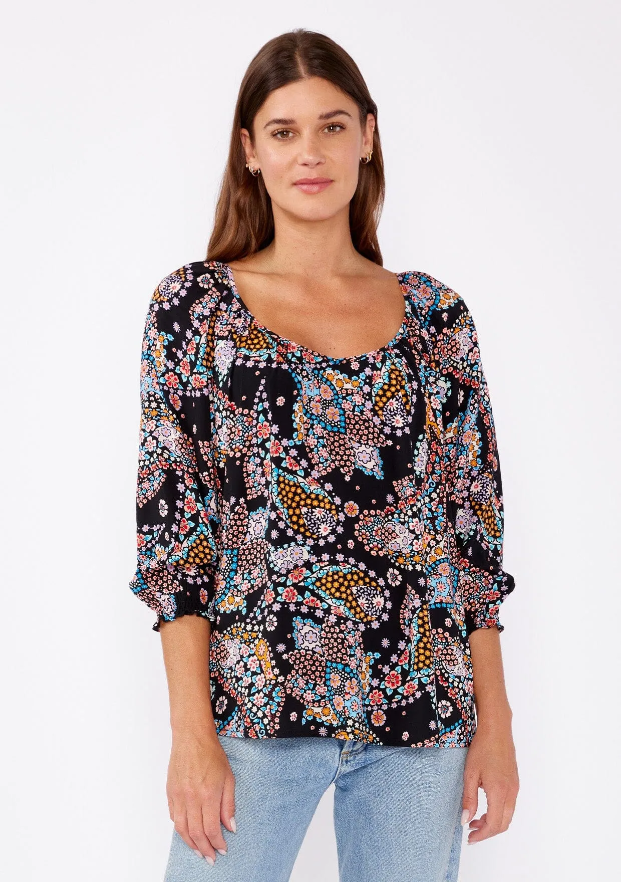 Moonlit Bouquet Blouse