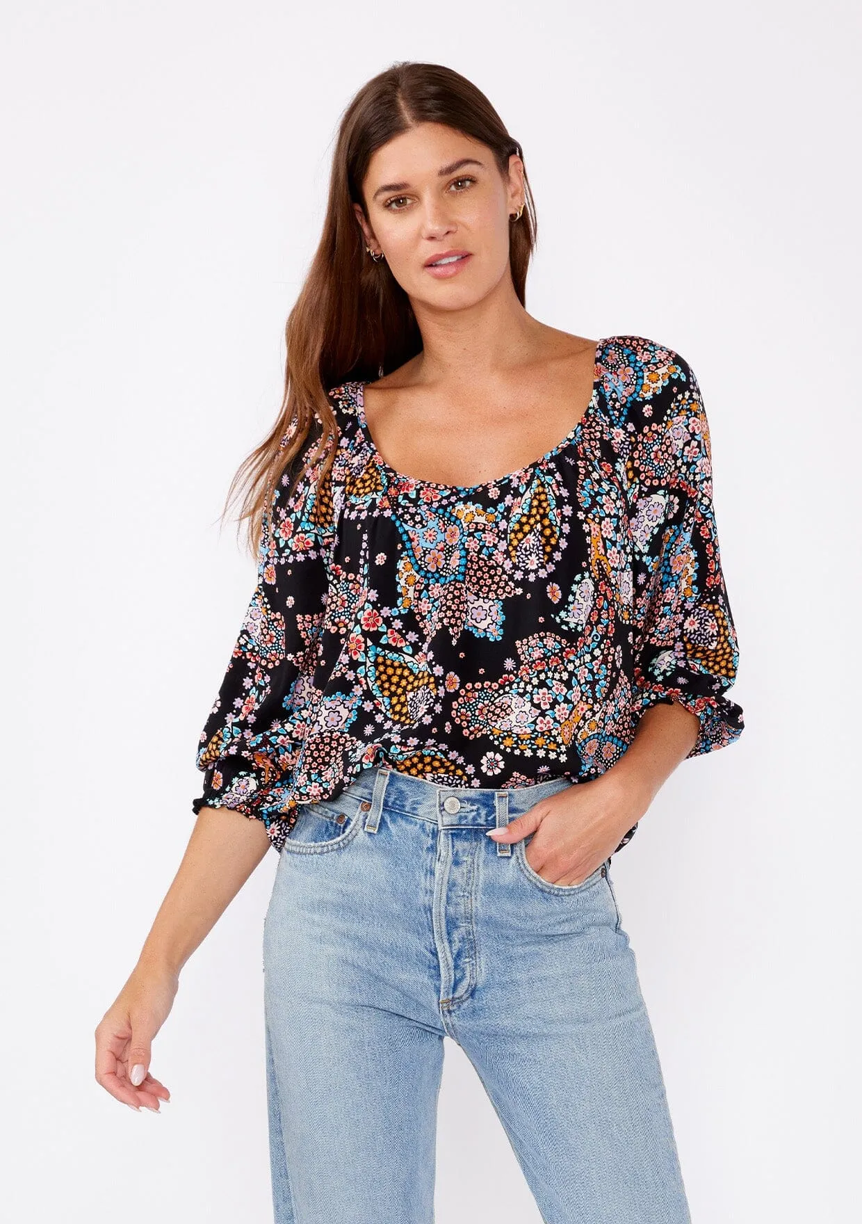 Moonlit Bouquet Blouse