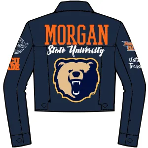 Morgan State  | Crop Trucker Navy DENIM JACKET