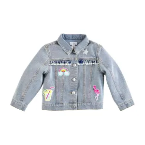 Mud Pie Denim Patch Jacket