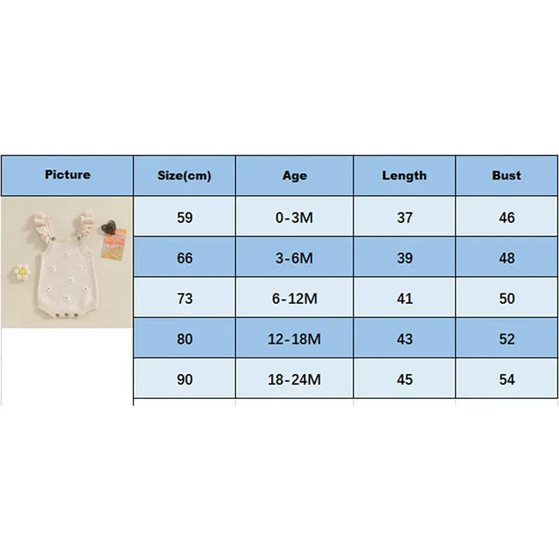 Newborn Baby Girls Knitted Rompers