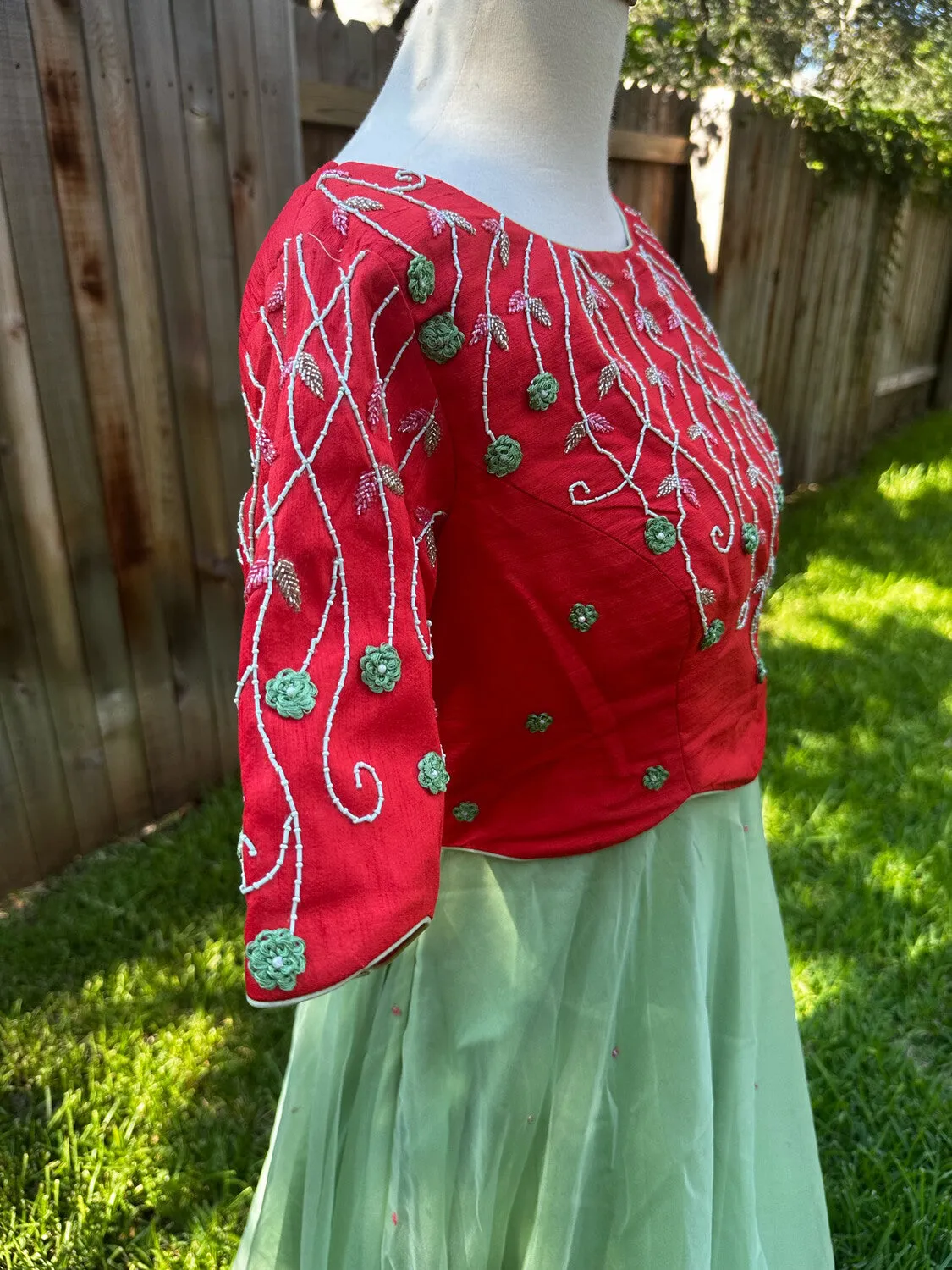 Party wear Indian dress Long Green long gown - Indian Designer Dress Mehendi Dress Haldi Dress
