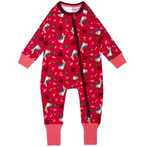 Peter Rabbit Autumn Leaf Zip Romper