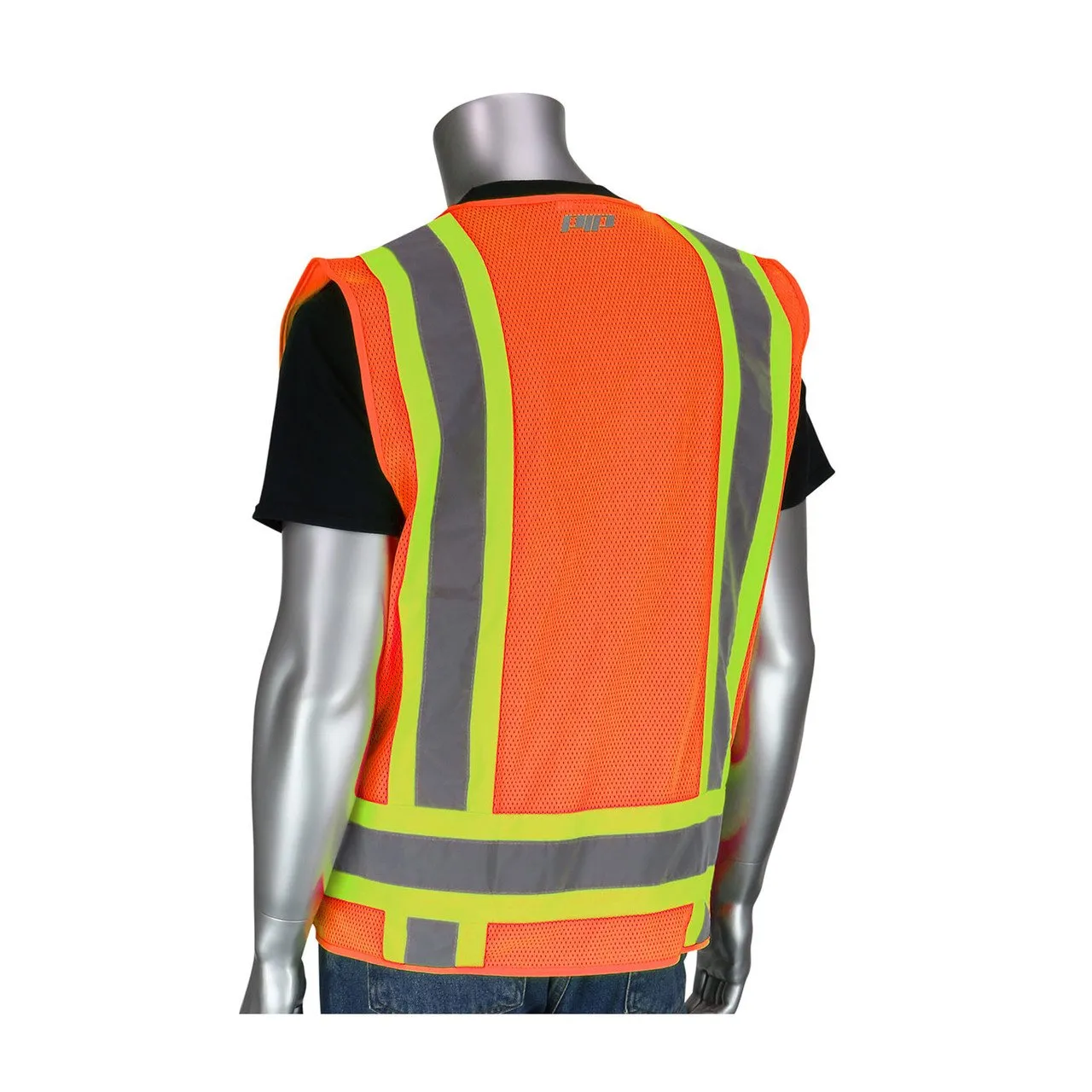 PIP ANSI Type R Class 2 Two-Tone Mesh Surveyors Vest 302-0500M