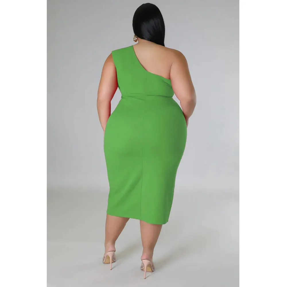 Plus Size Bodycon Dress (3 Colors)