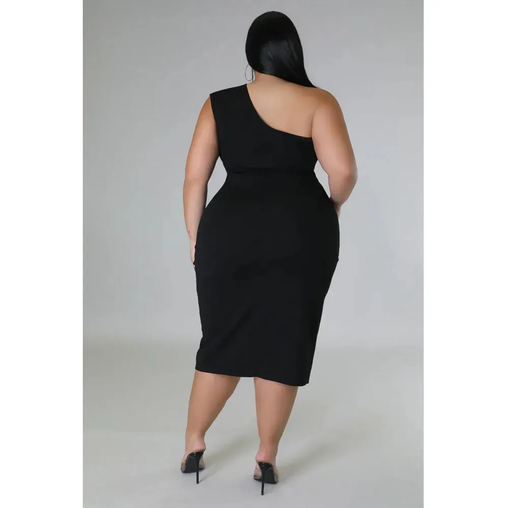 Plus Size Bodycon Dress (3 Colors)