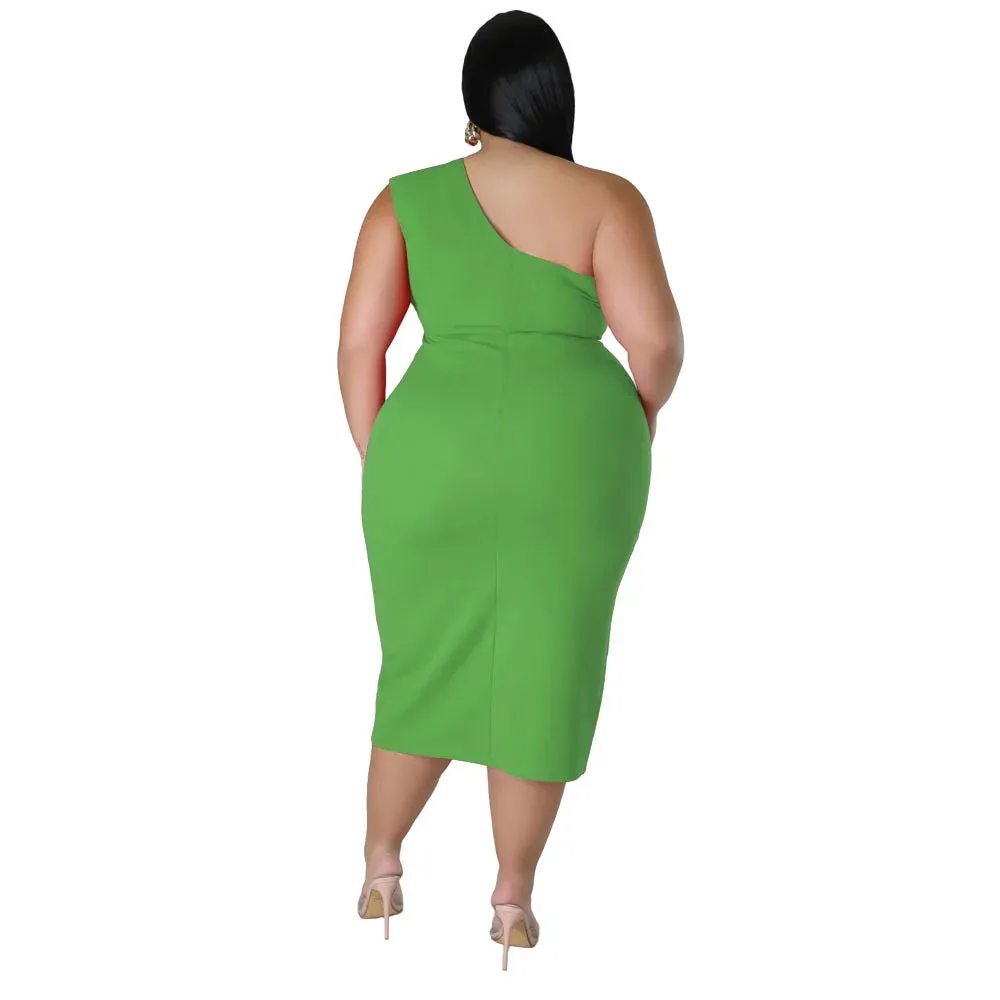 Plus Size Bodycon Dress (3 Colors)