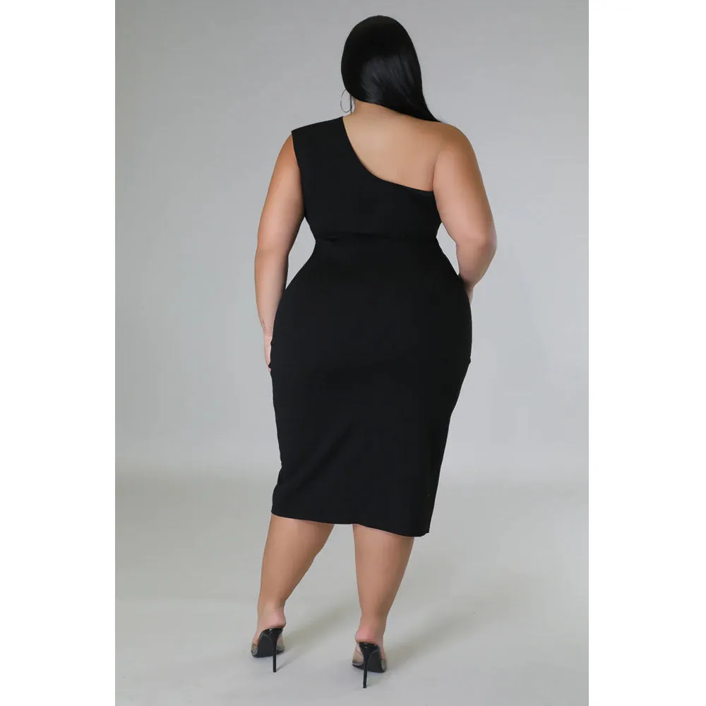 Plus Size Bodycon Dress (3 Colors)