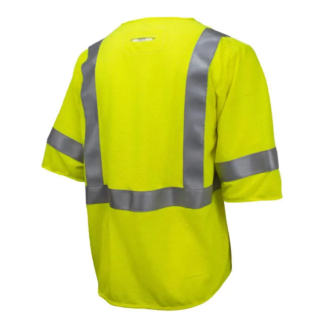 Premium Mesh Modacrylic FR Class 3 Vest, Lime