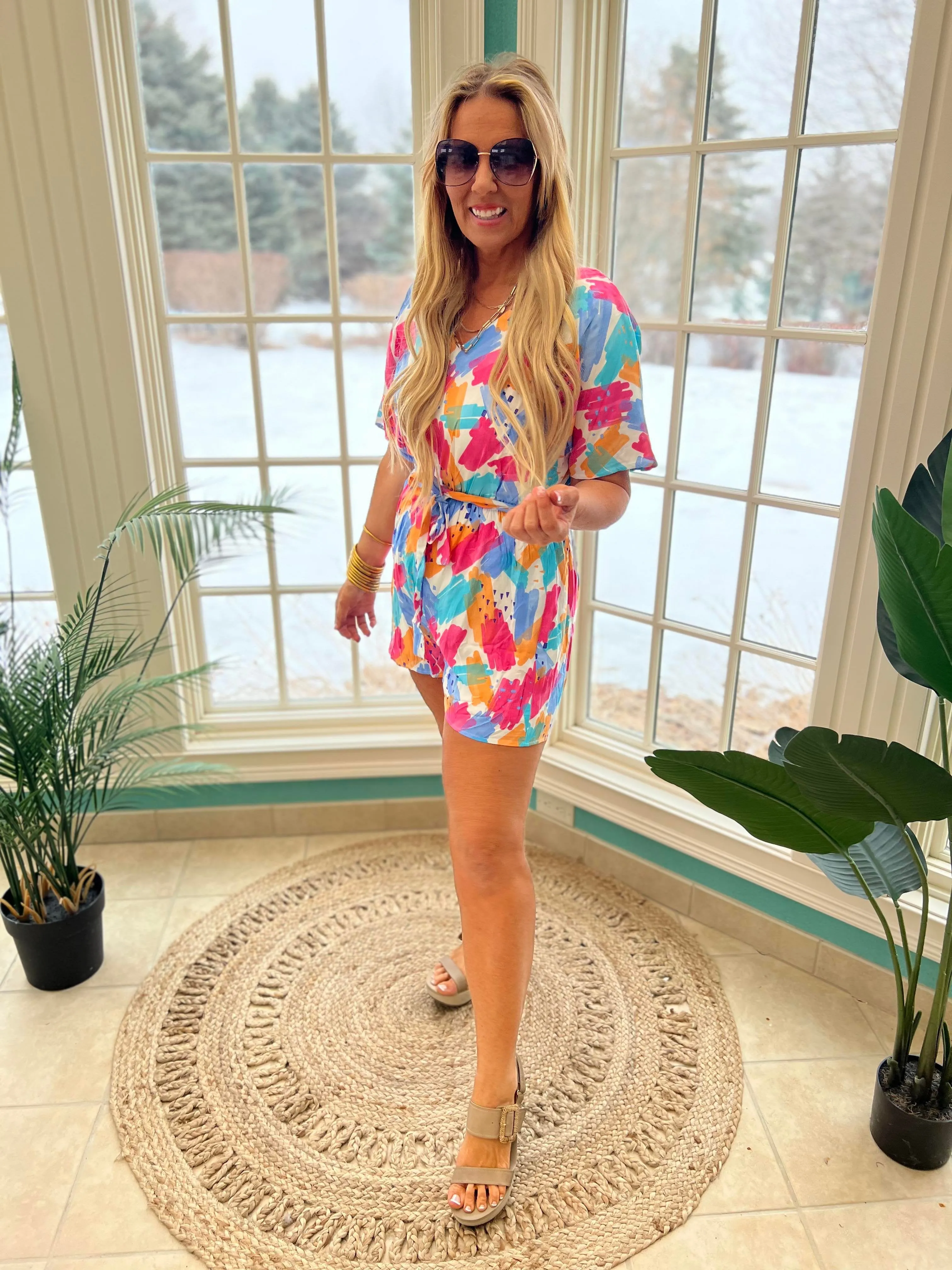 Printed Romper by Andree by Unit | FINAL SALE