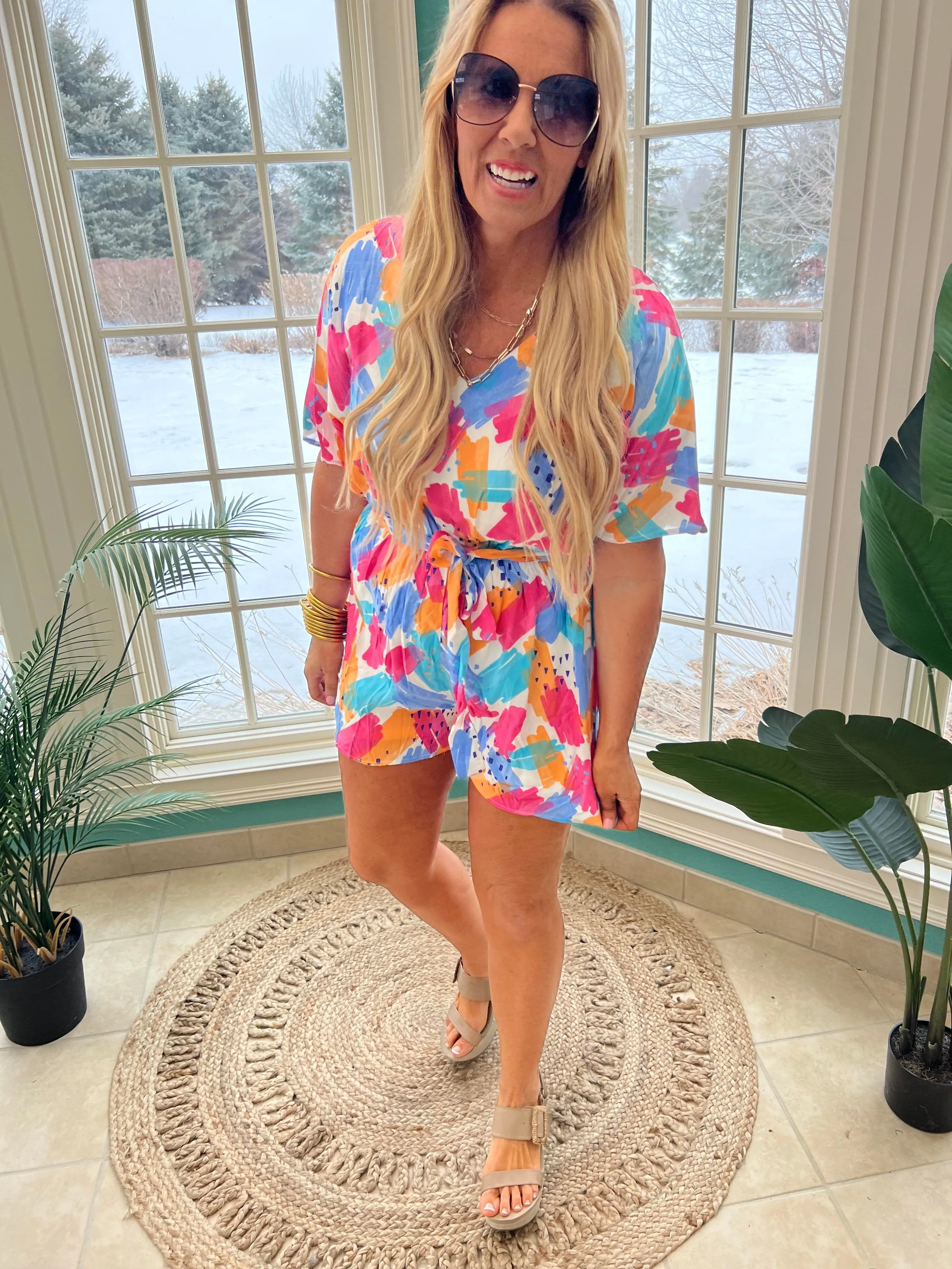 Printed Romper by Andree by Unit | FINAL SALE