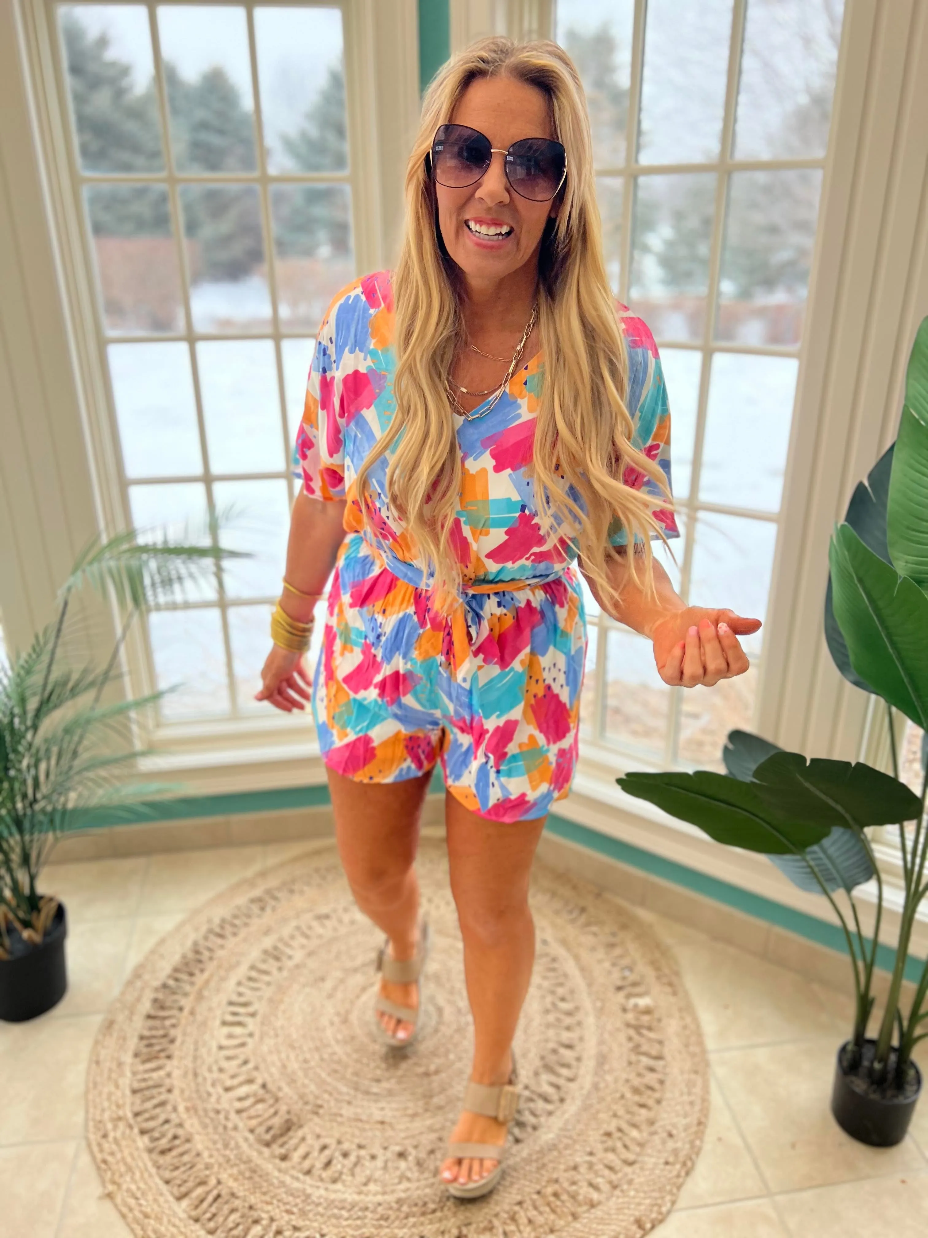 Printed Romper by Andree by Unit | FINAL SALE